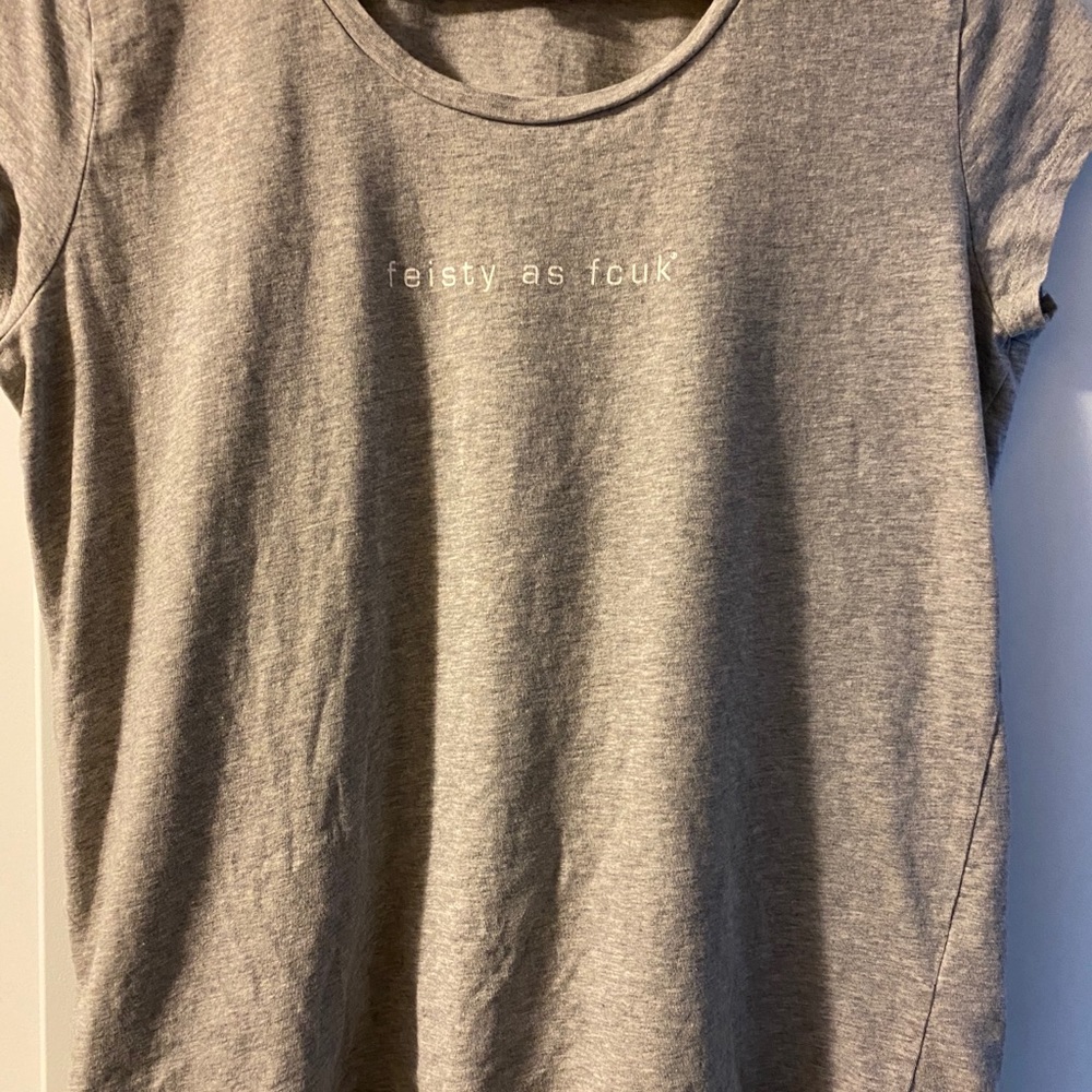 FRENCH CONNECTION T-shirt. FEISTY AS FCUK